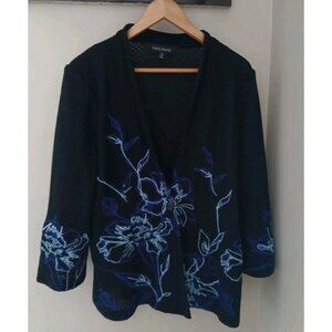 Ming Wang Sweater Blazer Jacket